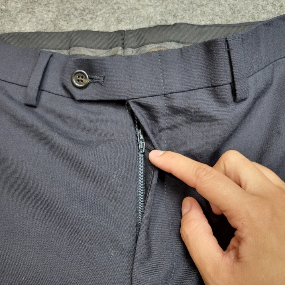 Lauren Ralph Lauren Pants Mens 34X29 Black Chino Wool Total Comfort Outdoor
